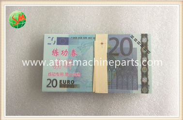 Profesyonel Kağıt ATM makinesi parçaları 20 euro100Pcs Medya Testi