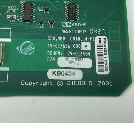 Diebold 49-017656-000E CCA Kontrol Panosu Kartı PCB ATM Parçaları