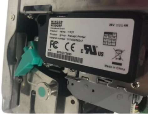01750256247 1750256247 Wincor Nixdorf TP27 Yazıcı makbuz yazıcısı TP27 (P1 + M1 + H1) 80mm ATM parçaları