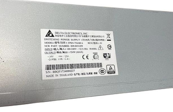 009-0031459 NCR Anahtarlamalı Güç Kaynağı 754W TPSN-754AB A 0090031459 NCR ATM Parçaları